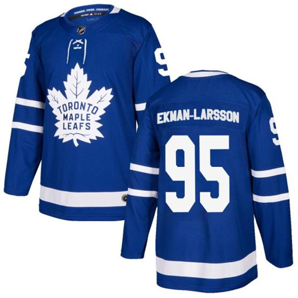 Men's Toronto Maple Leafs #95 Oliver Ekman-Larsson Fanatics Home Blue Premium Player Jersey Men's Toronto Maple Leafs #95 Oliver Ekman-Larsson Fanatics Home Blue Premium Player Jersey